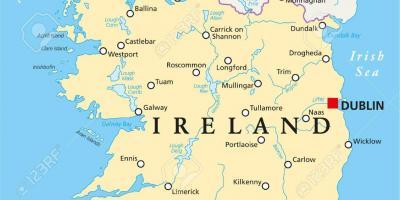 Dublin kaart ierland
